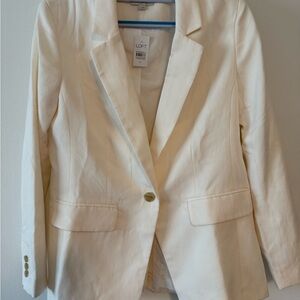LOFT Women's Ivory Blazer